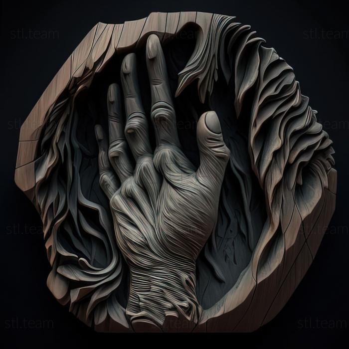 3D модель The Left Hand of Darkness Урсула Ле Гуин 1969 (STL)